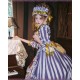 Classical Puppets Stripes and Checks - Maria Antoinette One Piece(Limited Pre-Order/2 Colours/Full Payment Without Shipping)